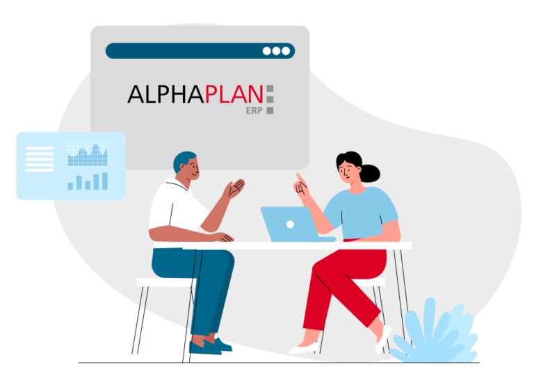 ALPHAPLAN Illustration für die ERP-Beratung